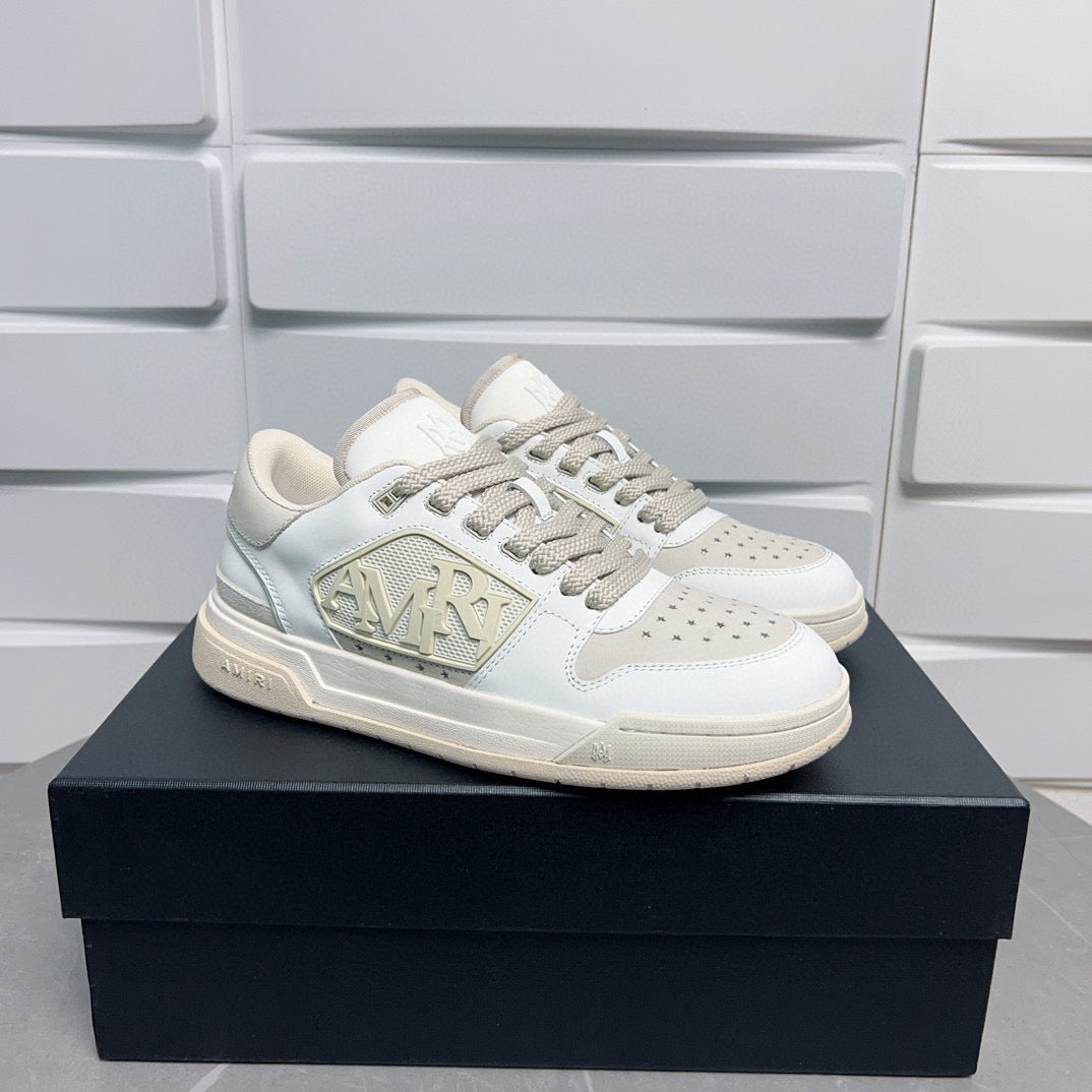 Amiri Classic Low Trainer White And Cream