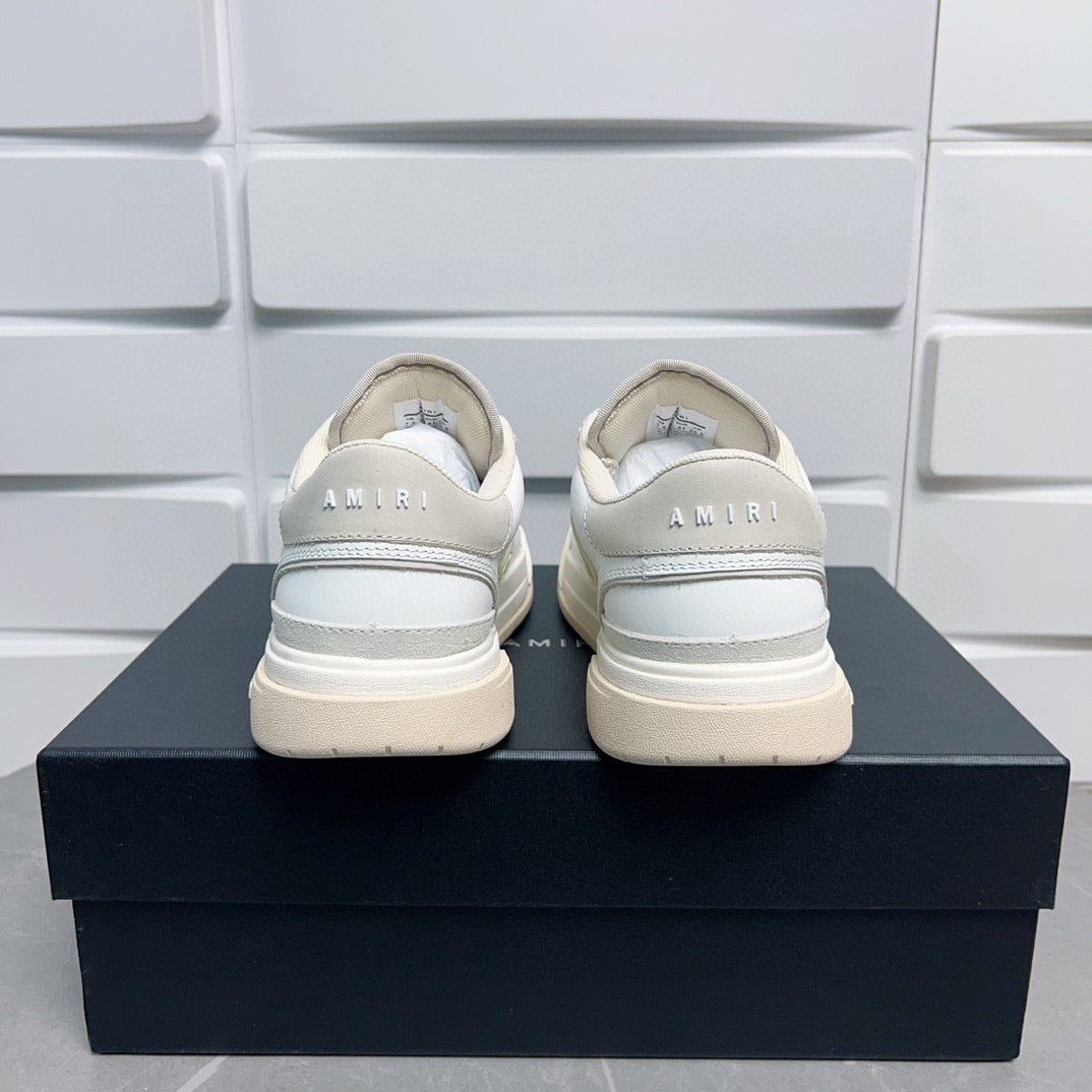 Amiri Classic Low Trainer White And Cream