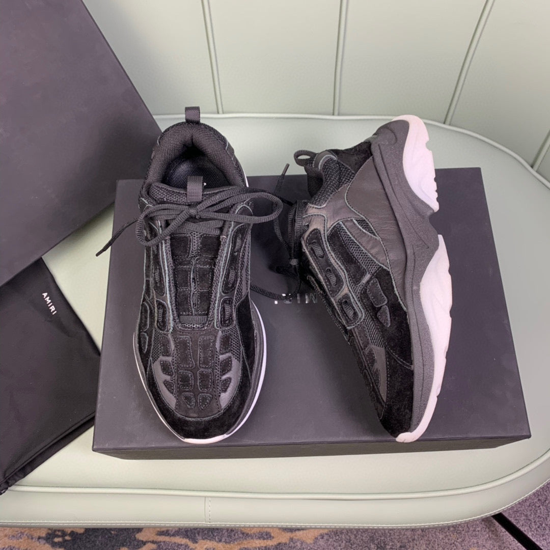 Amiri Skel-Top Trainers Black