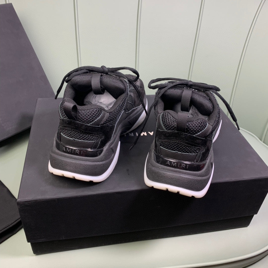 Amiri Skel-Top Trainers Black