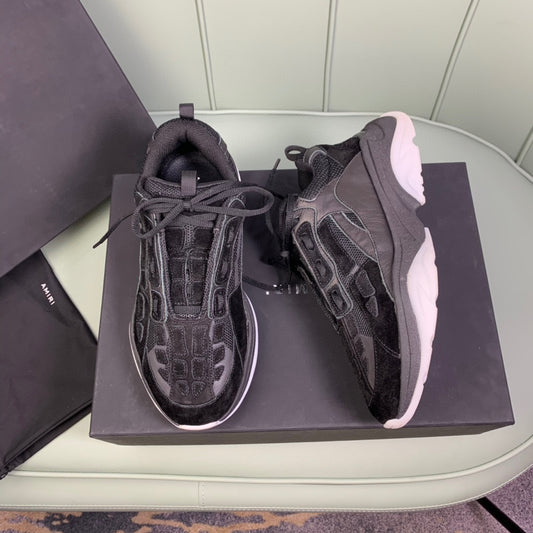 Amiri Skel-Top Trainers Black