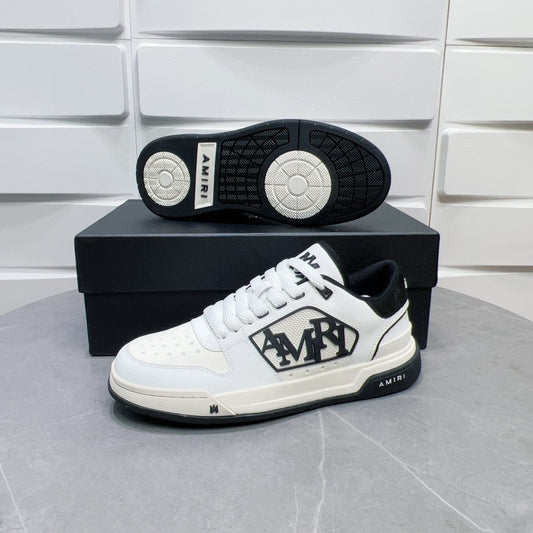 Amiri Classic Low Trainers White and Black