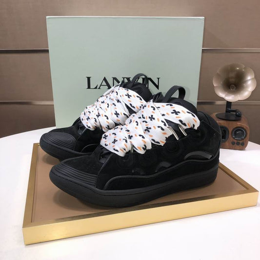 Lanvin Curb Low-top Trainers Black and White